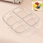 Plastic Kitchen Trays for Serving (4 Compartment 1 Pc) - Image 4