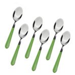STAINLESS STEEL SPOON WITH COMFORTABLE GRIP DINING SPOON SET OF PCS - Image 4