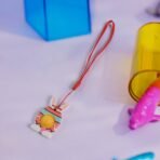 Cute Bunny-Shaped Pop It Fidget Toy Keychain (1 Pc) - Image 3
