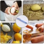 3-Piece Kitchen Set Grater, Slicing Attachment Peeler for Effortless Cooking - Image 3