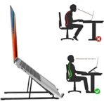Adjustable Laptop Stand Foldable  Height Adjustable for Comfort and Convenience (1 Pc) - Image 4