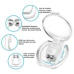 Anti-Snore Device ? Silicone Magnetic Nose Clip for Snoring Relief, Improved Sleep, and Comfortable Use for Men and Women (1 Pc) - Image 3