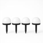 Dome Solar Garden Light Set (4 Pc)