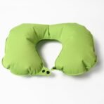 Inflatable U-Shape Travel Pillow Foldable Air Cushion Neck Support (1 Pc, Mix Color)