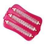 Plastic Handheld Carpet Roller Cleaning Brush Durable, Multicolor Multipurpose Tool for Effective Dusting and Cleaning, Pack of 1