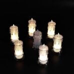 Big Flameless Melted Design Candles Set (12 pcs) - Image 2