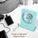 PORTABLE DESK FAN BIG TABLE FAN  STEP SPEED SETTING FAN PERSONAL DESK FAN SUITABLE FOR OFFICE  SCHOOL  HOME USE - Image 4