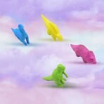 Shaped Erasers (4 Pc Set) ?Fun Novelty Erasers for Children's School Supplies & Homework - Image 2