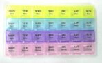 Pill Organizer (4 pcs): Compact, Travel-Friendly Set for Easy Access to Your Daily Pills and Supplements