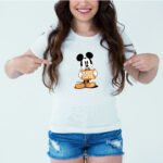 Designer Printed T-Shirt :: Design type - Kafi Cute - Cloth type : DOT-KNIT
