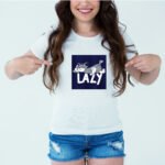 Designer Printed T-Shirt :: Design type - Lazy - Cloth type : DOT-KNIT