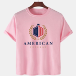 Pink Unisex Cotton Premium Quality Designer Printed T-Shirt
