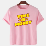 Pink Unisex Cotton Premium Quality Designer Printed T-Shirt