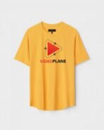 Yellow Unisex Polyster Regular Fit Printed Round Neck T-Shirt