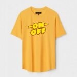Yellow Unisex Cotton Regular Fit Printed Round Neck T-Shirt