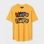 Yellow Unisex Polyster Regular Fit Printed Round Neck T-Shirt